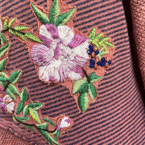 Soft Surroundings Pink Cowl Neck Knit Sweater Dress Size Large Boho Chic - Picture 8 of 10